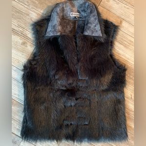 Vintage Reversible faux fur jacket
